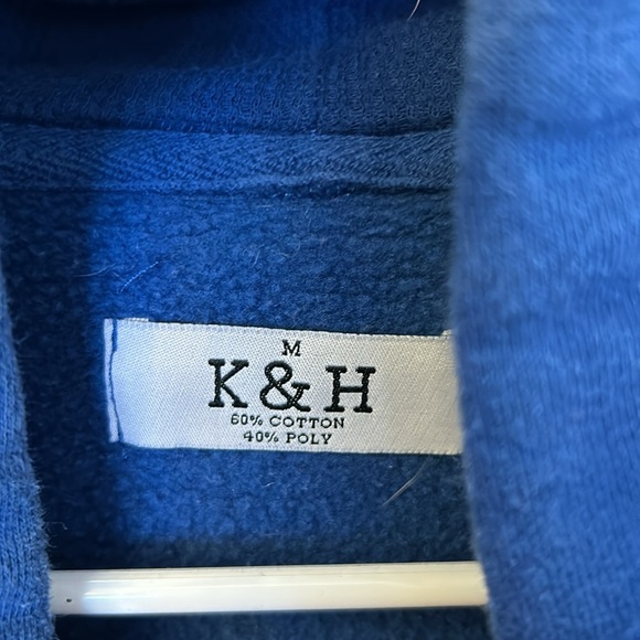 K&H Adult Las Vegas Hooded Sweatshirt Blue Size Medium - Picture 3 of 4